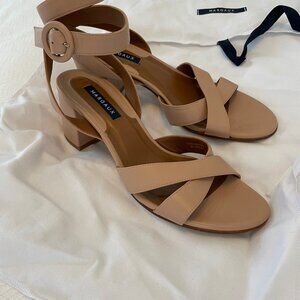 NEW Margaux City Sandals Rose Nappa